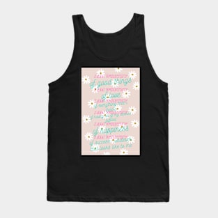 I Am Worthy Mantra Tank Top